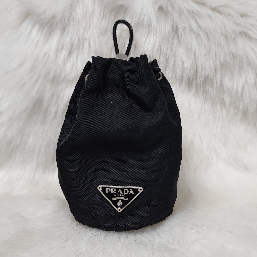 Authentic Prada Nylon Micro-Mini Pouch